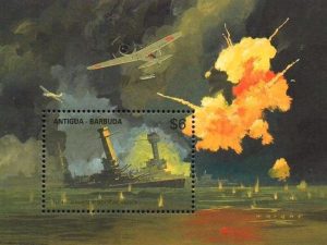 Timbre - L'attaque Japonaise de Pearl Harbor - 7 Décembre 1941.