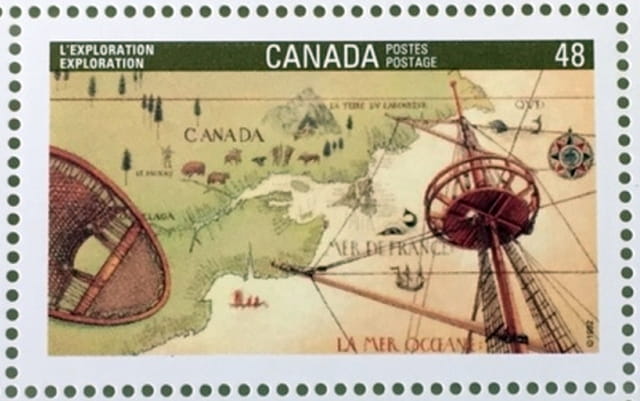 Timbre - L'exploration du Canada.