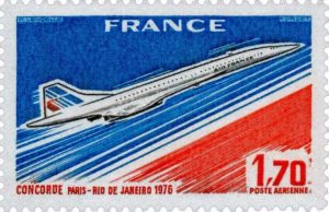 Timbre - Concorde - Paris Rio de Janeiro 1976.
