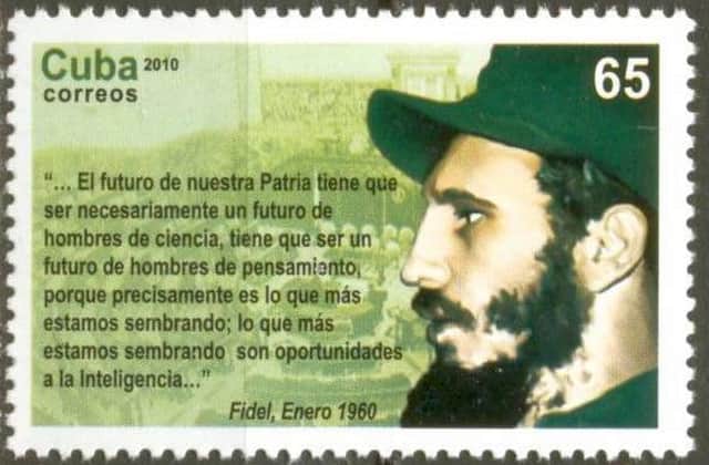 Timbre - Fidel Castro - Le futur de notre patrie.