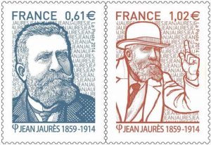 Timbre - Jean Jaurès - 1859-1914