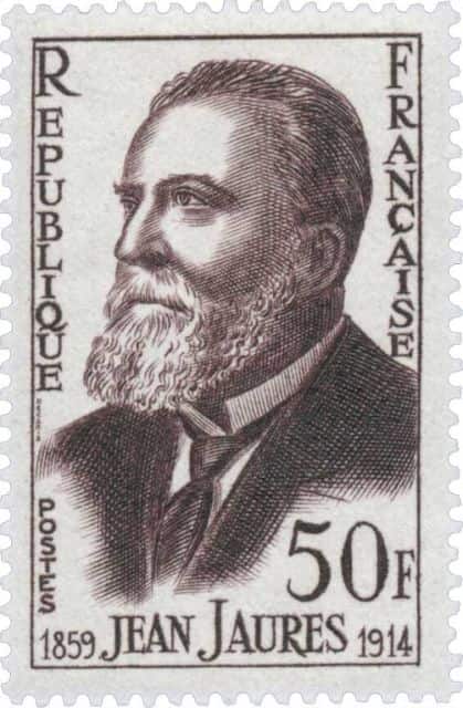Timbre - Centenaire de la naissance de Jean Jaurès (1859-1914).