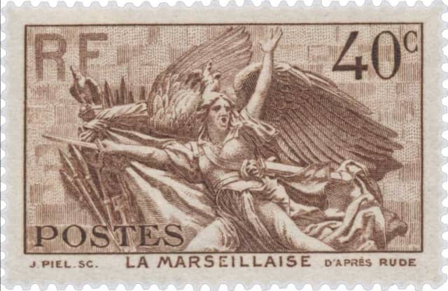 Timbre - La Marseillaise ou Le départ des volontaires en 1792.