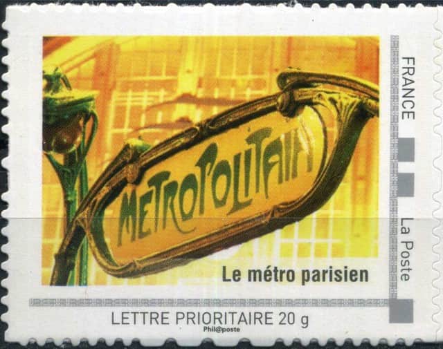 Timbre - Hector Guimard et le métro de Paris.