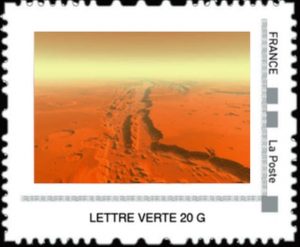 Timbre Collector - Mars le canyon Valles Marineris.