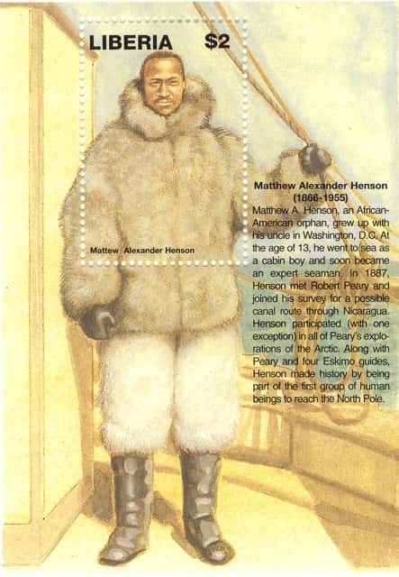 Timbre - Matthew Henson Explorateur de l’Arctique.