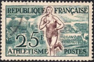 Timbre - Athletisme et course à pied - Alain Mimoun.