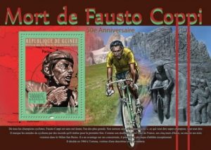 Timbre - Fausto Coppi est décédé le 2 janvier 1960.
