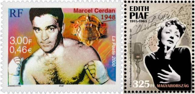 Timbre - Piaf chantant l'Hymne à l'amour pour Marcel Cerdan.