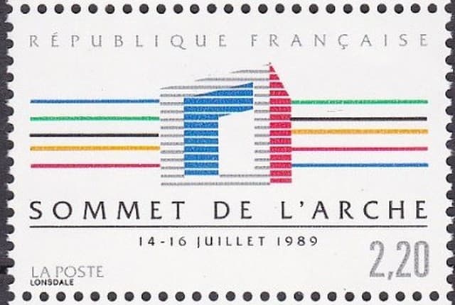 Timbre - Sommet de l'Arche 14-16 juillet 1989.