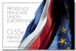 timbre france europe du designer Starck.
