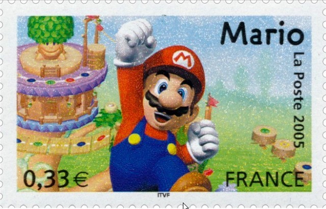 Timbres Super Mario - France.