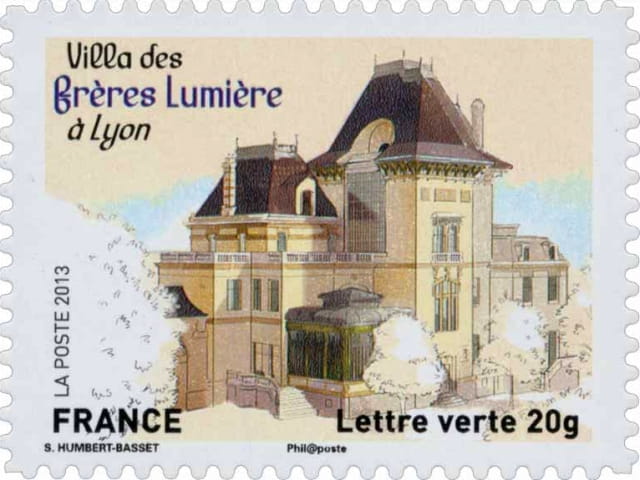 Timbre - La villa des frères Lumière à Lyon.