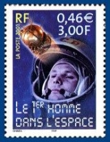Timbre sur Youri Gagarine.