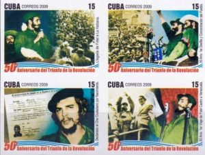 Timbres - Le triomple de la révolution à Cuba.