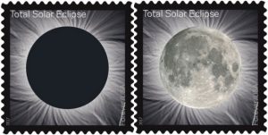Timbre - Une éclipse solaire totale.