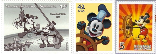 Timbres - Steamboat Willie - Mickey Mouse.