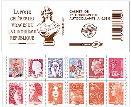 Carnet Marianne - Les visages de la Ve République.